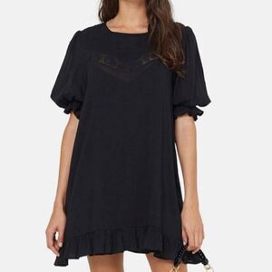 Auguste the label Lila mini dress black ladies size xs extra small